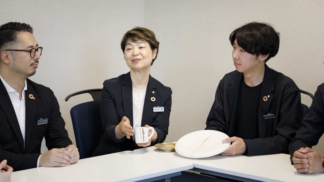 中島さんが語っている画像