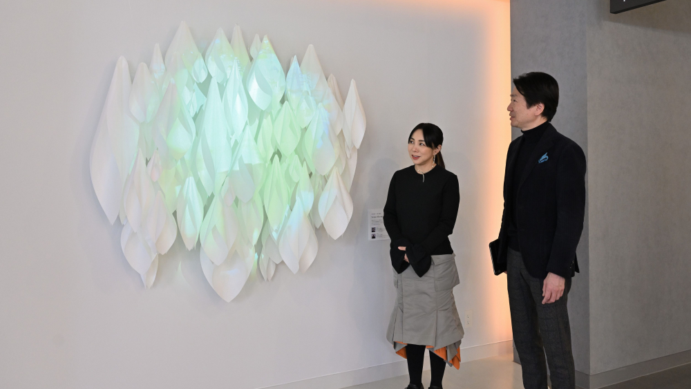 「一面だけ美術館」をコンセプトに、リニューアル対象フロアに10カ所設置されている「ウォールミュージアム」。一番いい場所を使って、1カ月ごとに展示を変えていく