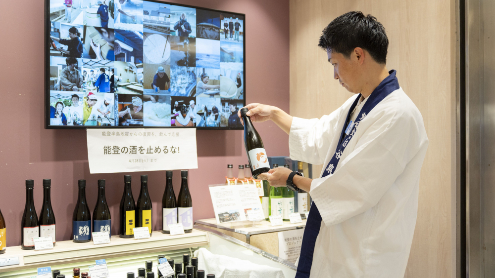 松坂屋上野店のイベントスポット。様々なお客様との出会いの中で、新しい発想が生まれた