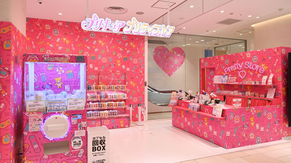 壁面の仕様や店頭演出、商品展開など独自の仕掛けによりここにしかない空間を実現