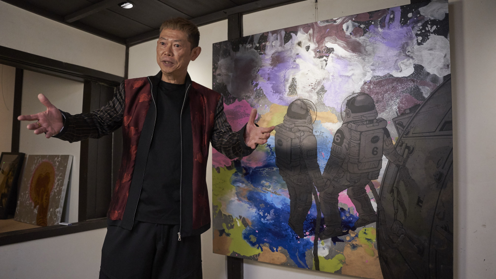 裕人氏と「宇宙兄弟」のコラボ作品では、伝統的な技と漫画が融合して新鮮な世界観が生まれた