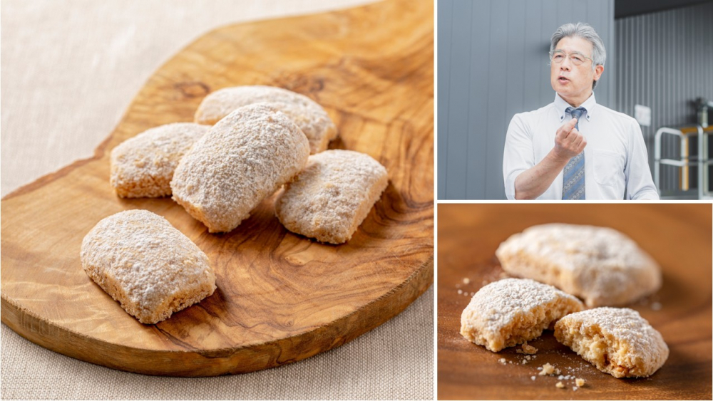 「製品づくりではまず『唯一無二であること』を考えます。雪ヶ峰牧場のジャージー牛のコクのある旨味と、牧場の持つしあわせなイメージをお菓子で表現した」と埜口さん