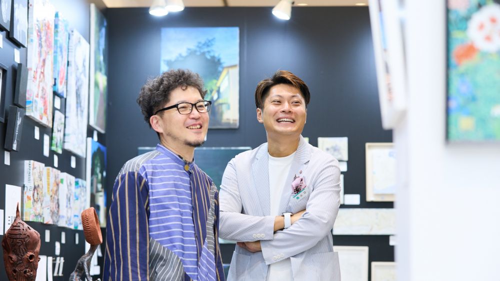 ART365内で開催したいい芽ふくら芽ブース